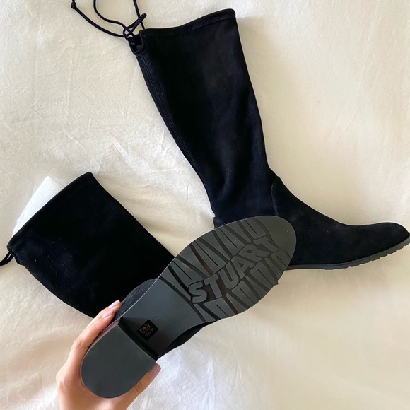 Stuart Weitzman Lilene Suede Tall Boots - Picture 3 of 7